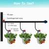 QIUMING 100 Stück Micro Drip System Pipe Holders Drip Irrigation