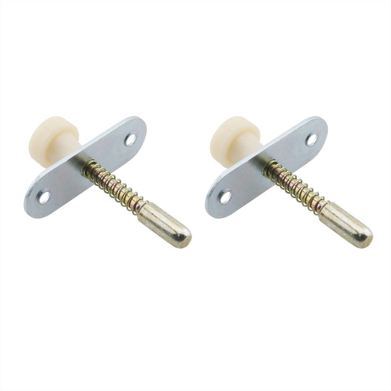 HJGarden 2pcs Automatic Spring Latch Door Bolt Fixed Heavy Duty