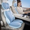 FLORICH 3 PCS Seat Cushion for Carseat Lumbar Support Pillow