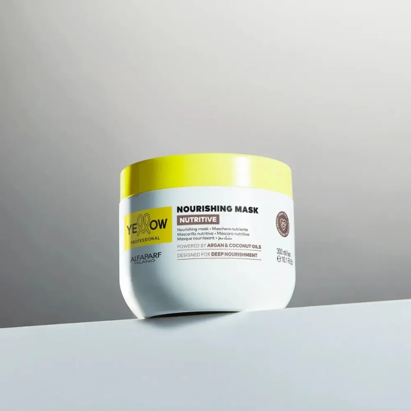 Mascarilla Nutritiva Yellow Professional 300ml Para Cabello Seco