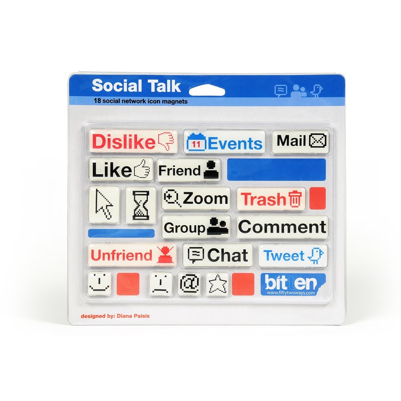 Gift House International Social Talk Magnets