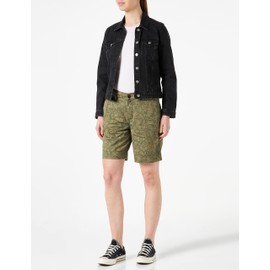 camel active Women's Shorts with All-Over Print, khaki