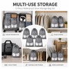 5-Piece Waterproof Shoe Storage Bag Set – Large Capacity Travel