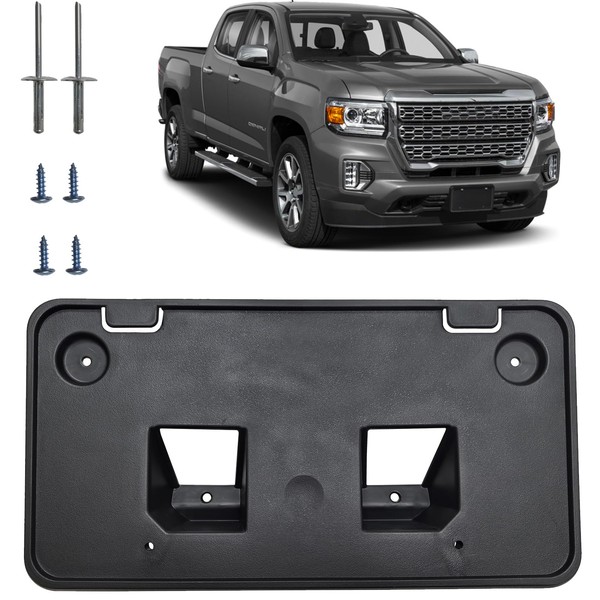 KYYET Front Bumper License Plate Frame Bracket Holder Fits for