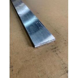 Aluminum Sheet Metal 3/8" x 4" Aluminum Flat Bar x 3" Long, 6061 Heat Treatable Aluminum Metal Plate for Industrial Crafting