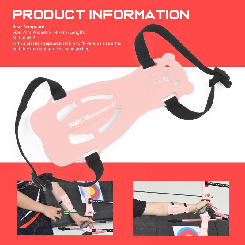 EOU Archery Arm Guards Youth Forearm Guard Wrist Protection Adjustable
