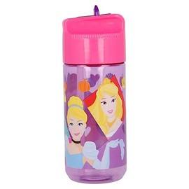 OM SUPPLIES Princess Characters Childrens Tritan Reusable Drinking Bottle 430ml - Holiday, Back to School Lunch Kids BPA free Plastic (Princess)