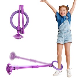 Astrell Skip Ball Skip It for Kids - Foldable Colorful Flash Wheel Skip Ball, Indoor Outdoor Game Fitness Toys for Kids, Cool Kids Toys Christmas Birthday Gifts for Girls Boys Age 6 7 8 9 10+ Year Old