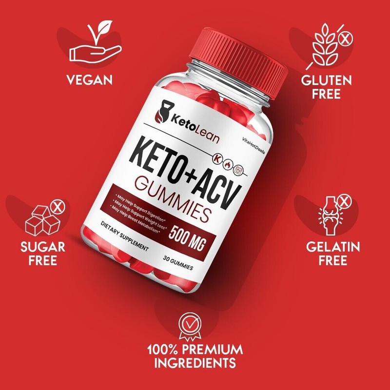 Keto Lean ACV Gummies, Apple Cider Vinegar, Max Strength Formula