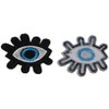 hobbyhub 15Pcs Eye Eyeball Embroidered Applique, Decorative Embroidered Sew on/Iron