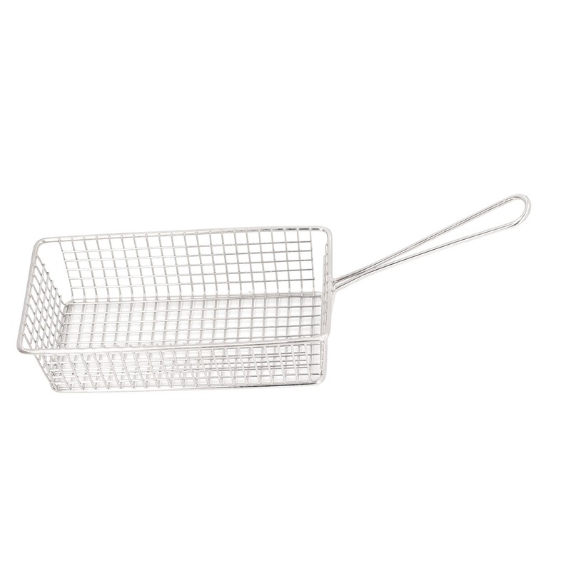 Stainless Steel Deep Fryer Basket with Long Handle Multifunction Easy