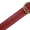 Ancol Timberwolf Leather Collar Raspberry, 26-31 cm, Size 2