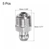 uxcell 201 Stainless Steel Straight Grease Fitting M10 x 1mm