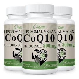 Ciaceae Liposomal Coq10 800 Mg Ubiquinol Softgel 180 Veganos