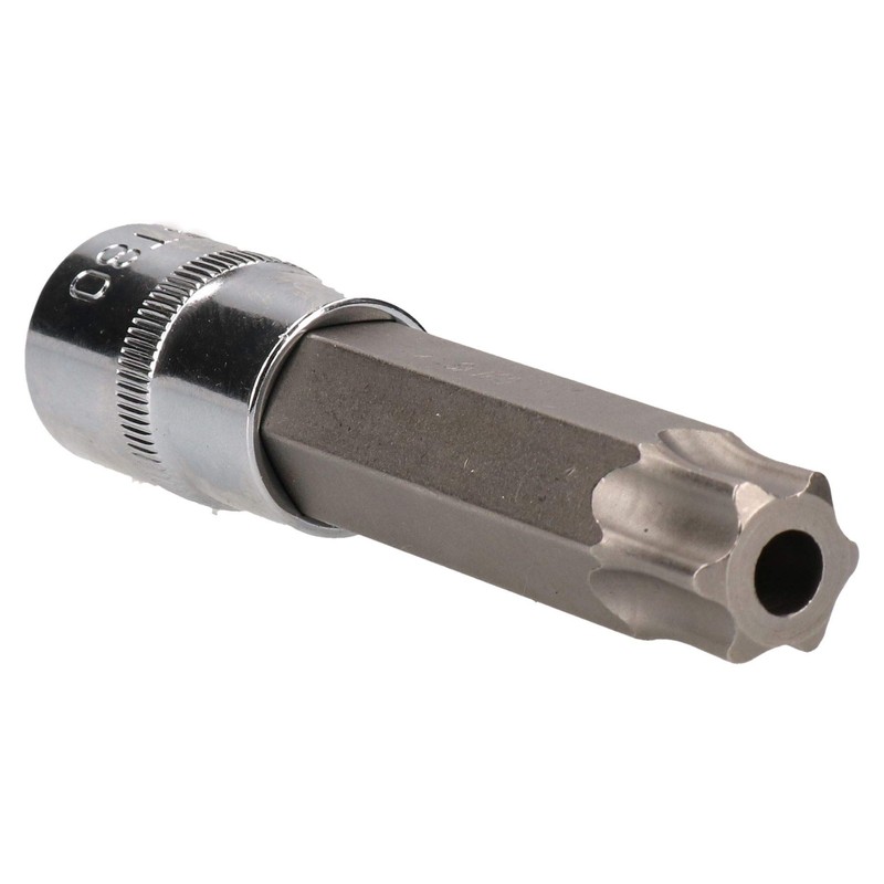 T80 x 100mm 1/2" Drive Torx Star Socket Male Long