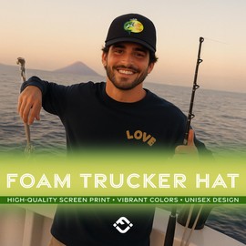 Funky Junque Foam Snapback Trucker Hat - Bro Stop - Black