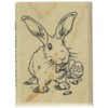 Stamps by Impression Easter Bunny Rubber Stamp, 1.5" x 2"