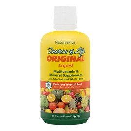 Natures Plus Source of Life Líquido Fruta Tropical  Liquid Multivitamin, Tropical Fruit, 30 fl oz                                                     