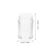 Bestyash Botella Polvo Suelto Tapa Flip Orificio Abierto Contenedor Base