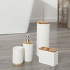 Sealskin 361910210 Soap Dispenser Grace Polyresin White Bathroom Accessory, plastic,