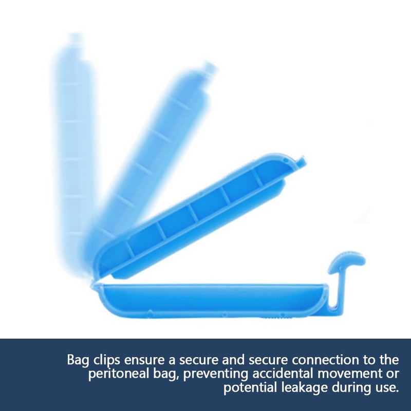 Peritoneal Bag Clamps, Med Tubing Closure Stabilization Device Holders Sealing