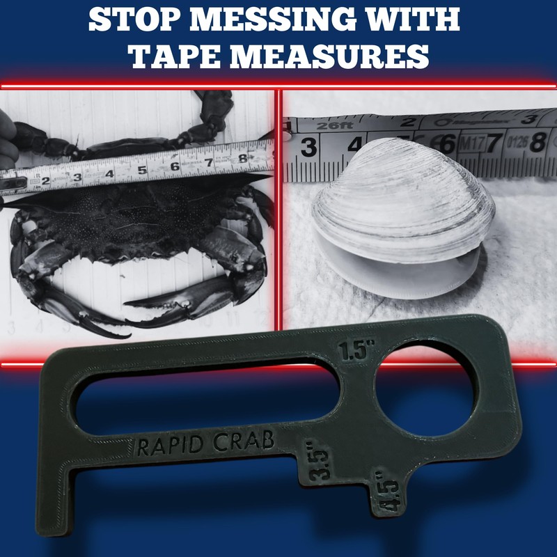 Crab Measurement Tool for Blue Crabs & Clams | NJ