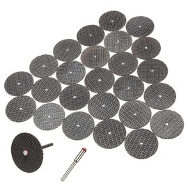 Cutting Discs Set of 25 / 100 Pieces 32 mm with Mandrel for Rotary Tool