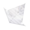 60 Degree and 120 Degree Acrylic Transparent Reusable Quilting Ruler