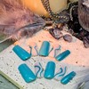 Ricefod Press on Nails Long Square, Reusable False Nails Press