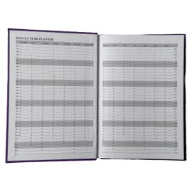 Academic Diary 2024-2025 A5 WTV Week to View - NEVY BLUE