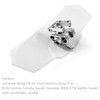 ZCJSZP Motorcycle Extension Windshield Universal Adjustable Clip Spoiler Shield Screen