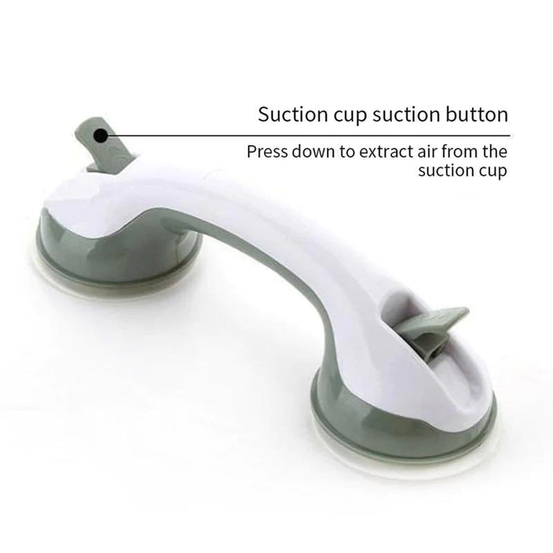 Techson Bathroom Grab Rails(2 Pack), Portable Waterproof Shower Handle with