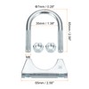 sourcing map Muffler U-Bolt Clamps for 35mm(1-3/8") Diameter Exhaust Tail