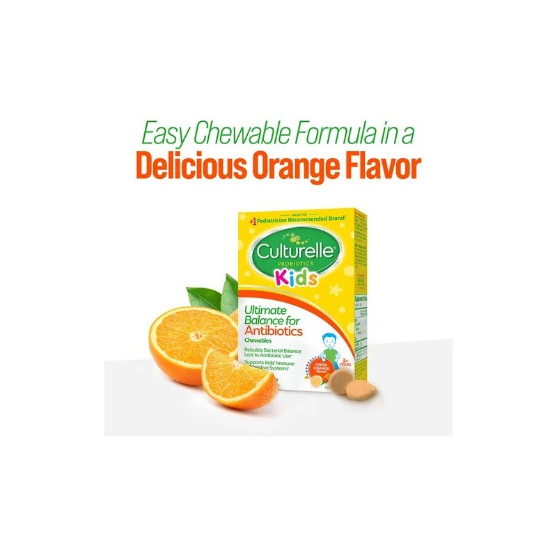 Culturelle Probióticos Ultimate Balance Niños Antibióticos