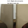 MUTUSAISI Front Left Beige Leather Door Panel Lid Armrest Fit