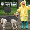 Yfbrite Waterproof Dog Coat - Lightweight Pet Raincoat | Adjustable