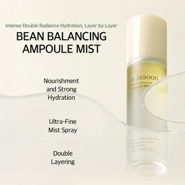 mixsoon Bean Balancing Ampoule Mist - Hyaluronic Acid, Hydrating Face Mist, Soothing for Face, Oil balance For Hydrated Radiance 100ml / 3.38 fl.oz. Korean Glass Skin Care