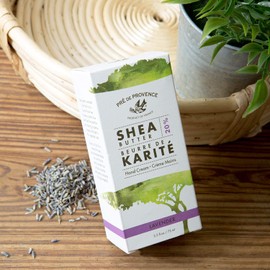 Pre de Provence 20% Natural Shea Butter Hand Cream, For Repairing, Soothing, & Moisturizing Dry Skin - Lavender (2.5 oz)