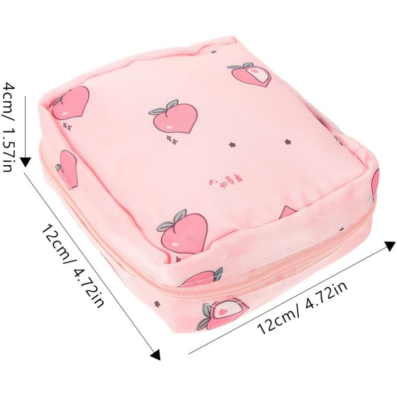 Bolsa de Almacenamiento de Toallas Sanitarias 4 Piezas de Tela