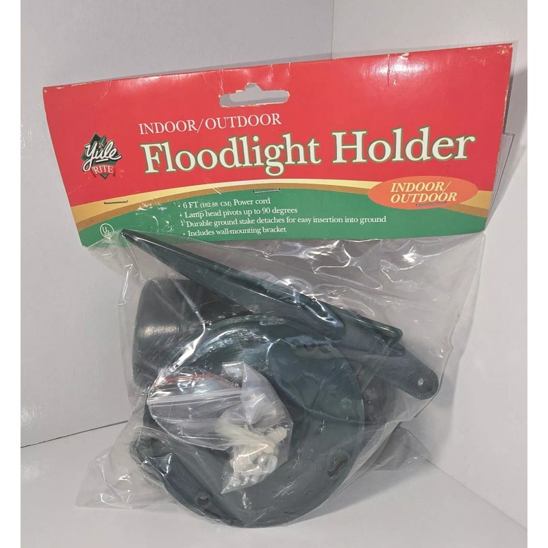 Yule Rite Outdoor Spotlight Flood Light Holder Floodlight Fixture with