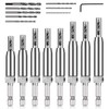 COMOWARE 17pcs VIX Bits Self Centering Drill Bit Set, 1/4"