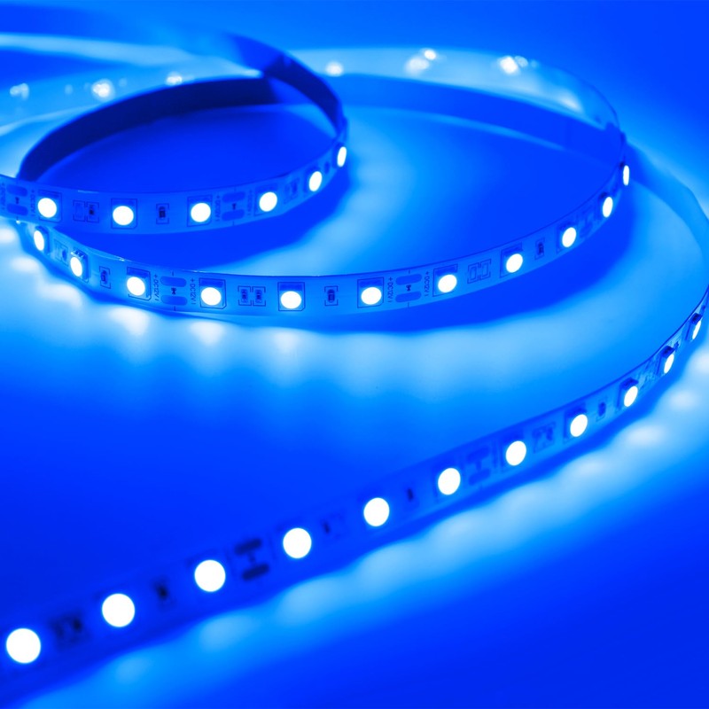 iNextStation 12V LED Strip Light Blue, 16.4ft/5M SMD5050 LED Strip