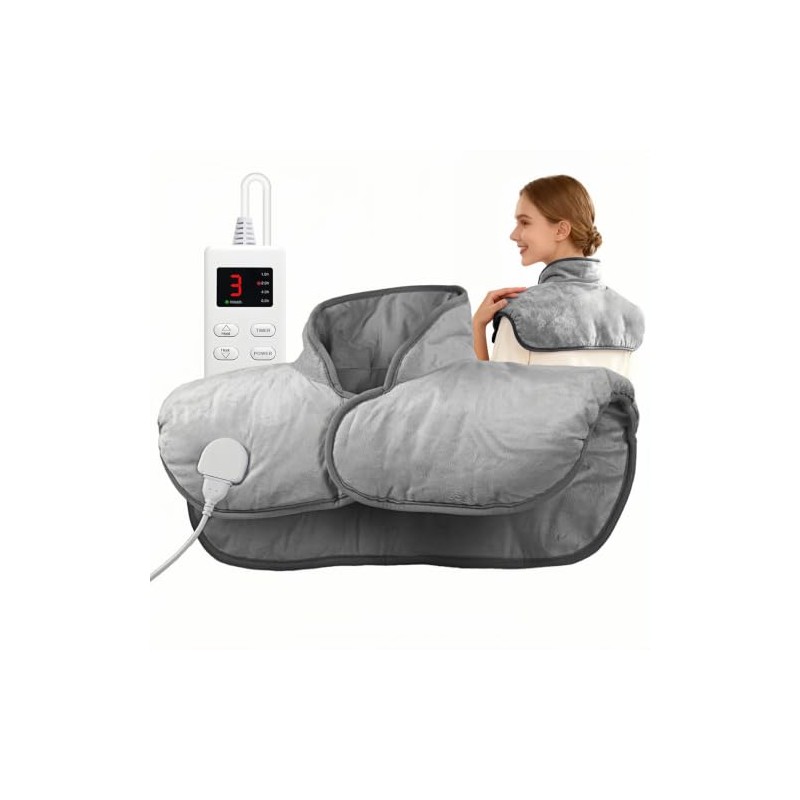 Heating Pad for Back Pain Relief, Weighted Heating Pad for