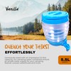 Vanilla Leisure Collapsible Water Container With Tap 5.5 Litre Capacity