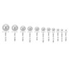 450Pcs Bearing Steel Balls Classification Kit High Hardness Caster Accessories