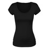 Emmalise Women's Short Sleeve Tshirt Scoop Neck Tee Value Set
