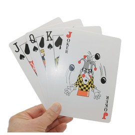 FALOFALO Big Playing Cards 4X Size 17cm x 12cm Card Game Magic Party Supplies