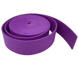 aufodara Felt Roll 5 cm x 500 cm Felt Tape Felt Fabric 3 mm Thick Polyester Felt for DIY Storage Bag Felt Underlay Patchwork Sewing Crafts Decoration (Purple)