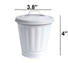 AITING Mini Trash can & Iron Garbage can Pencil Cup