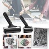 Rayong Pack of 2 Rubber Roller Brayer Roller Hard Rubber